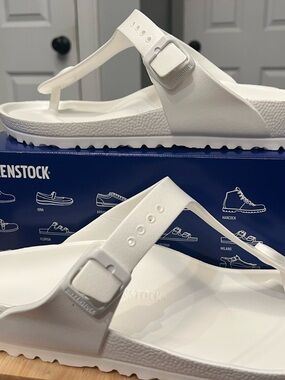 Birkenstock White EVA Gizeh Thong Sandal